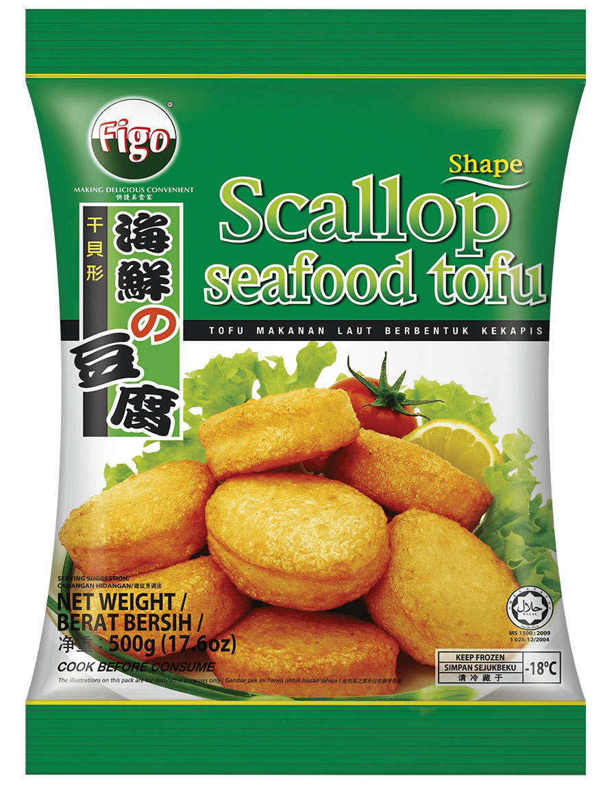Figo Scallop Shape Seafood Tofu
